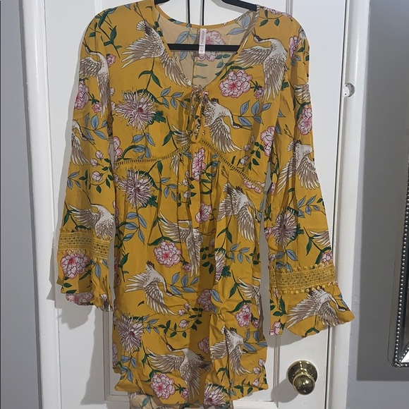 Xhilaration Dresses & Skirts - Yellow Spring Dress Xhilaration Dresses & Skirts - Yellow Spring Dress